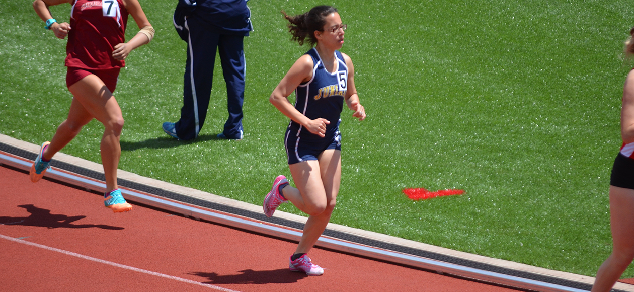 Yanibel Collado was seventh in the 5,000 meter run with a time of 18:55.57
