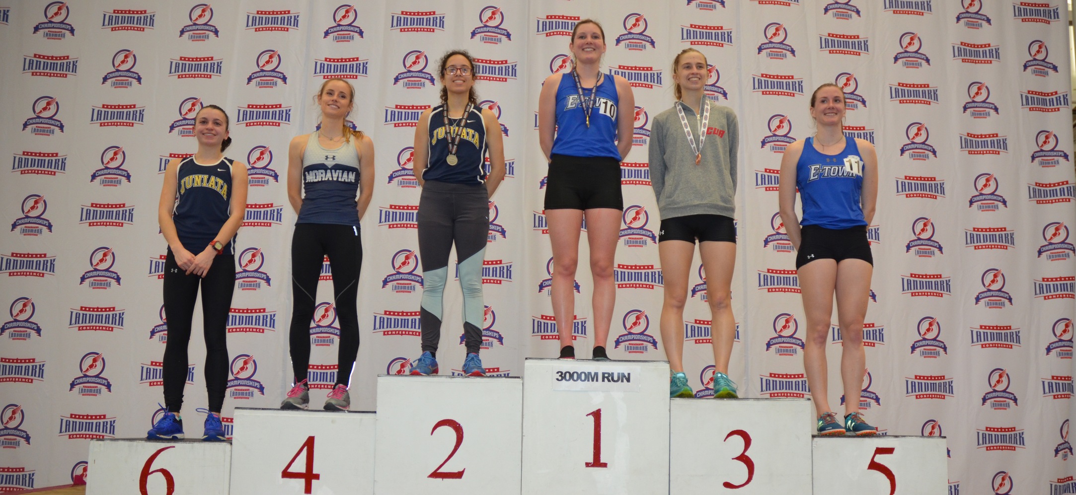 Women's Track & Field Takes Fifth Place at Landmark Championships.