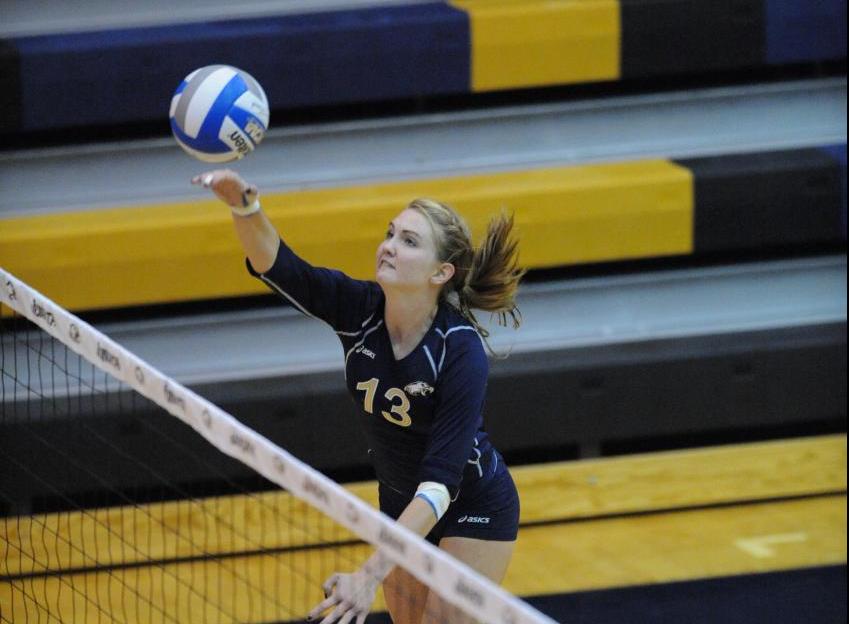 Eagles defeat Saint Vincent in three sets to remain undefeated