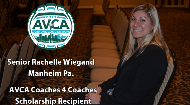 Senior Rachelle Wiegand Attends the AVCA Annual Convention