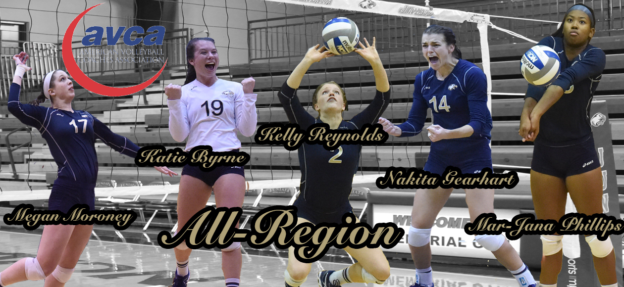 Four Eagles Selected to AVCA All-Region Team; Phillips Honorable Mention