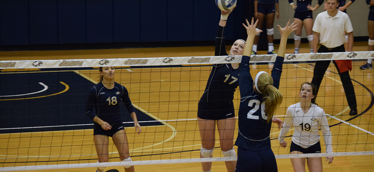 Megan Moroney hit .321 and tallied 13 kills against Emory.