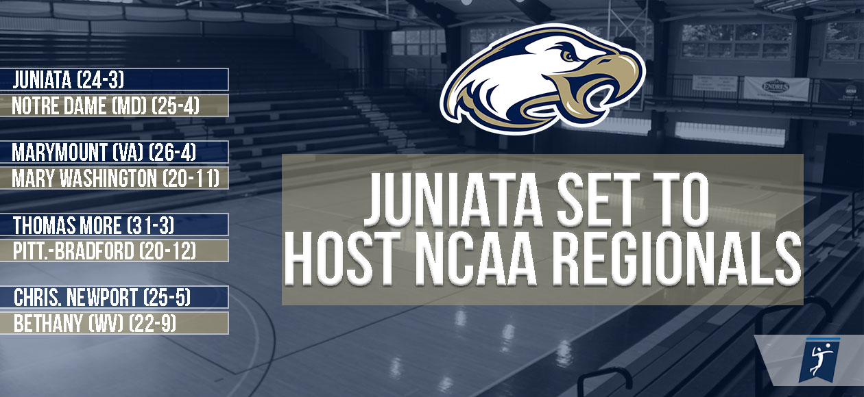 Juniata to Host Women's Volleyball NCAA Regional Round