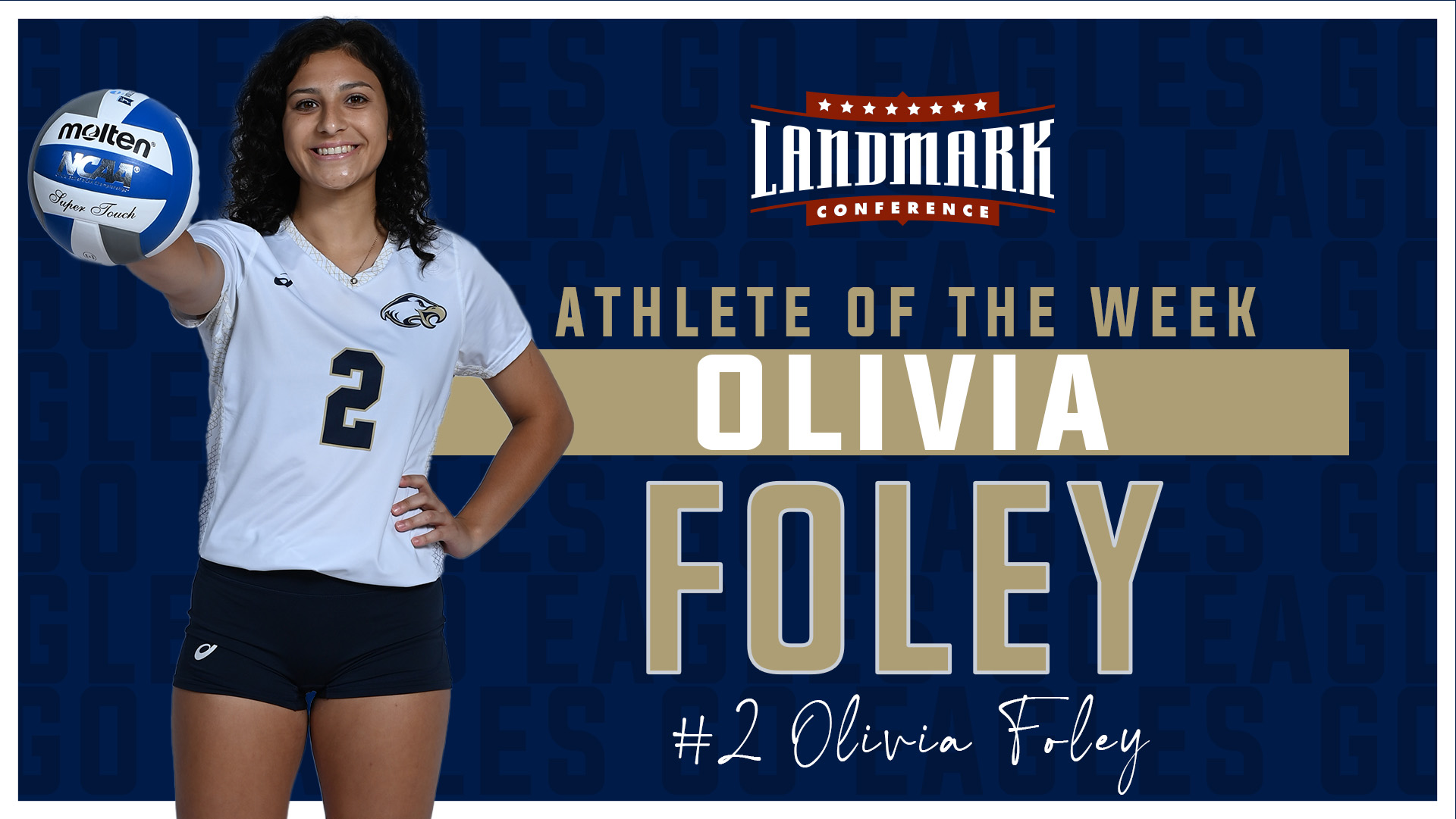 Foley Named Landmark Athlete of the Week for Women's Volleyball