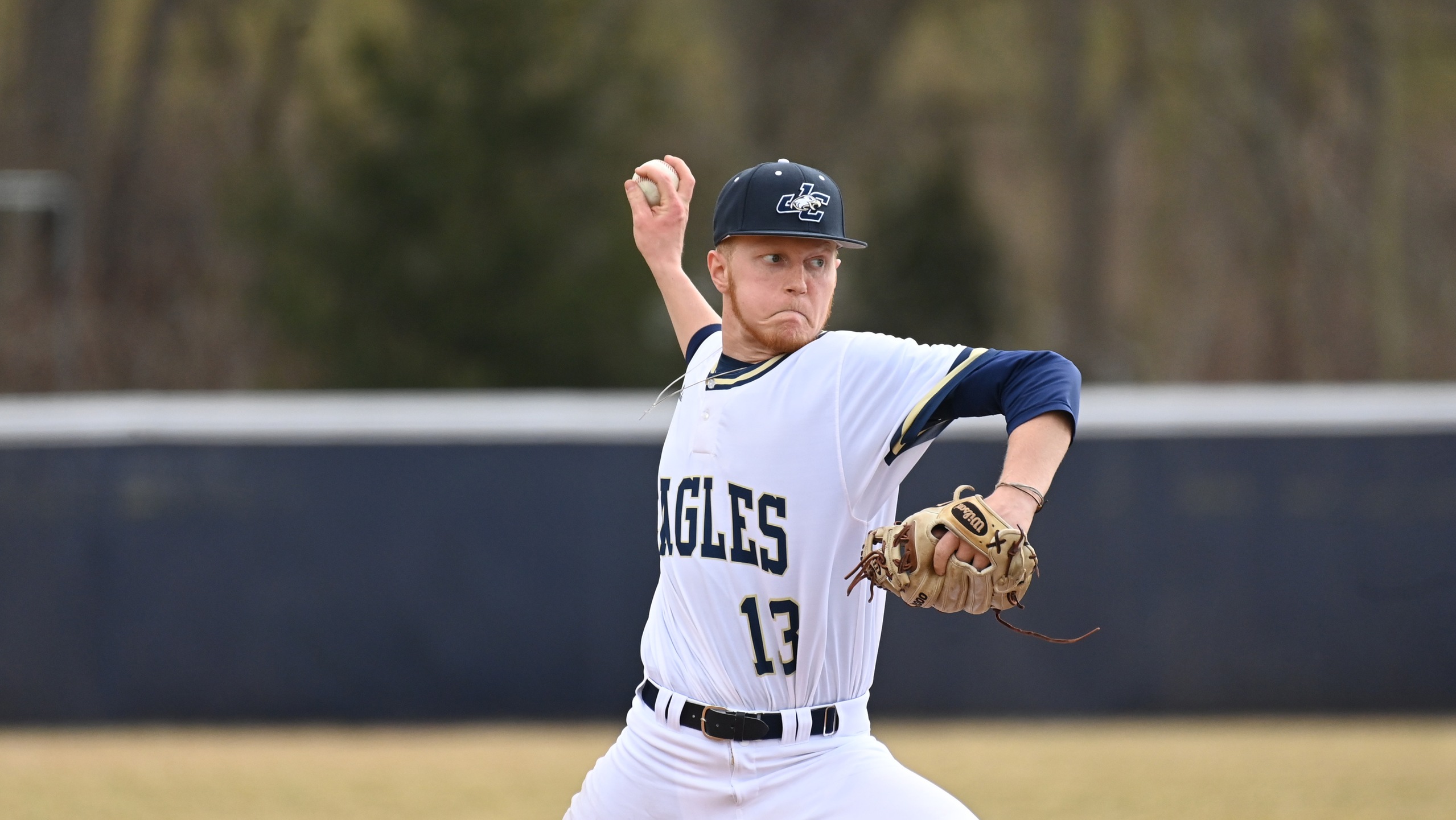 Eagles Score 17 Across Two Wins at Drew, Johnson Tosses Complete Game Two-Hitter in Game Two
