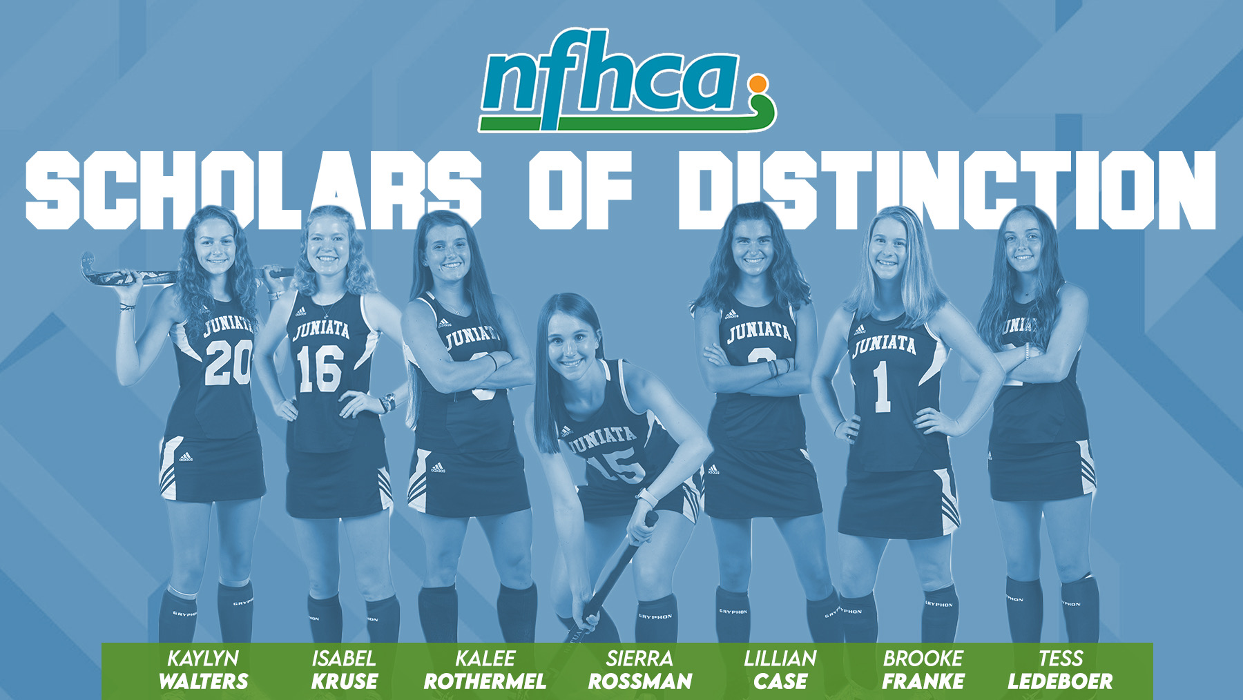 Seven Field Hockey Players Recognized as NFHCA DIII Scholar's of Distinction