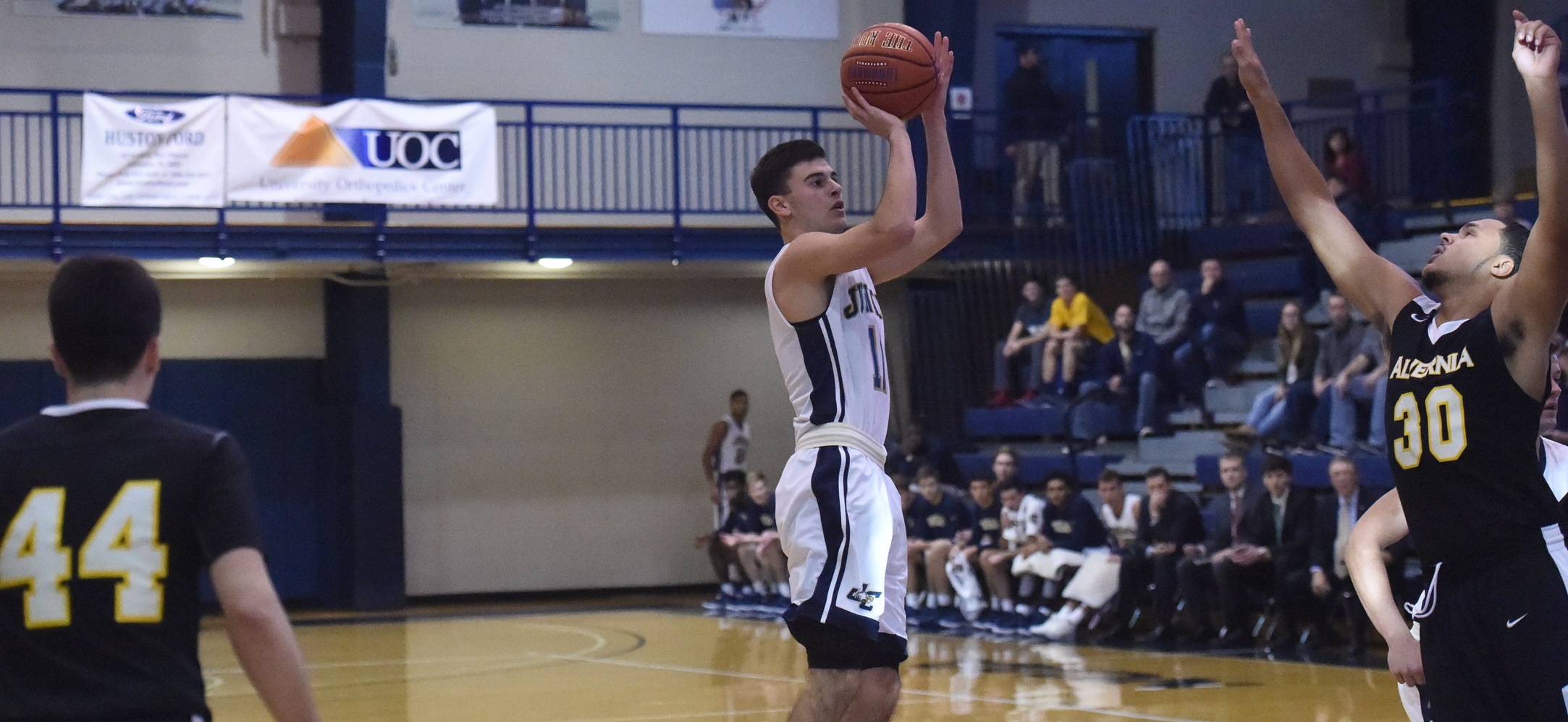 Paul Martello had a team-high 10 points against Wittenberg