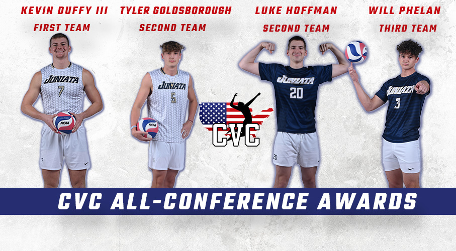 Men's Volleyball Places Four on CVC All-Conference Team