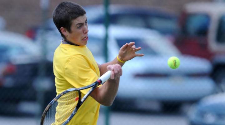 Men’s tennis drops 7-2 decision at Frostburg State