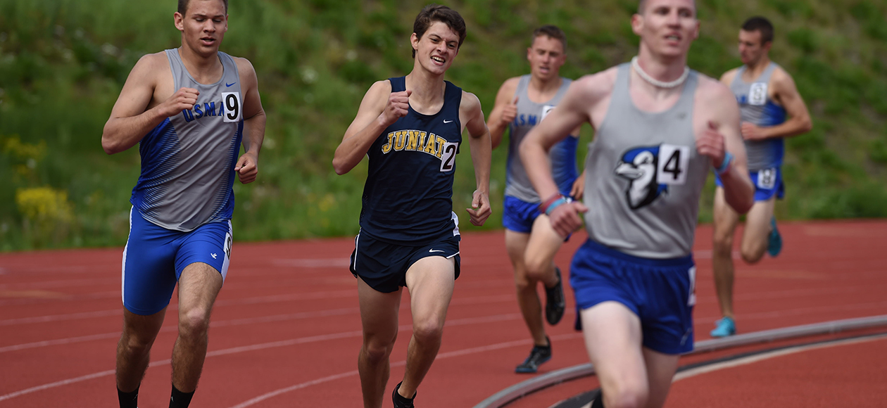Andrew Meci was ninth in the 800 meter run with a time of 2:01.64