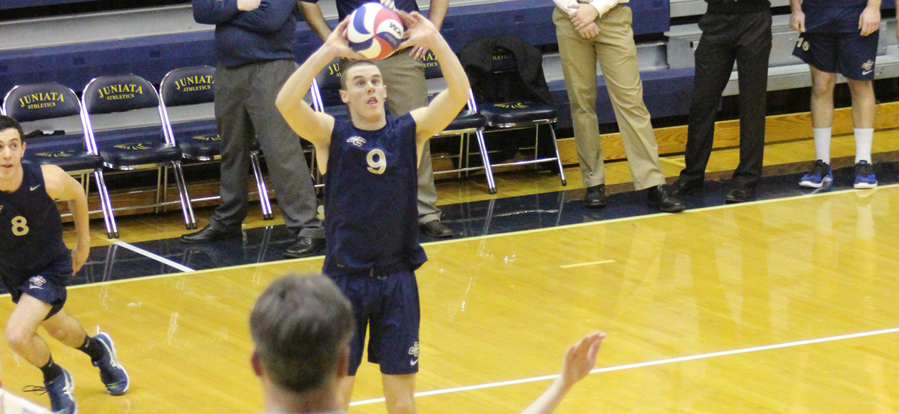 Michael Young tallied 30 assists and five digs against Wittenberg