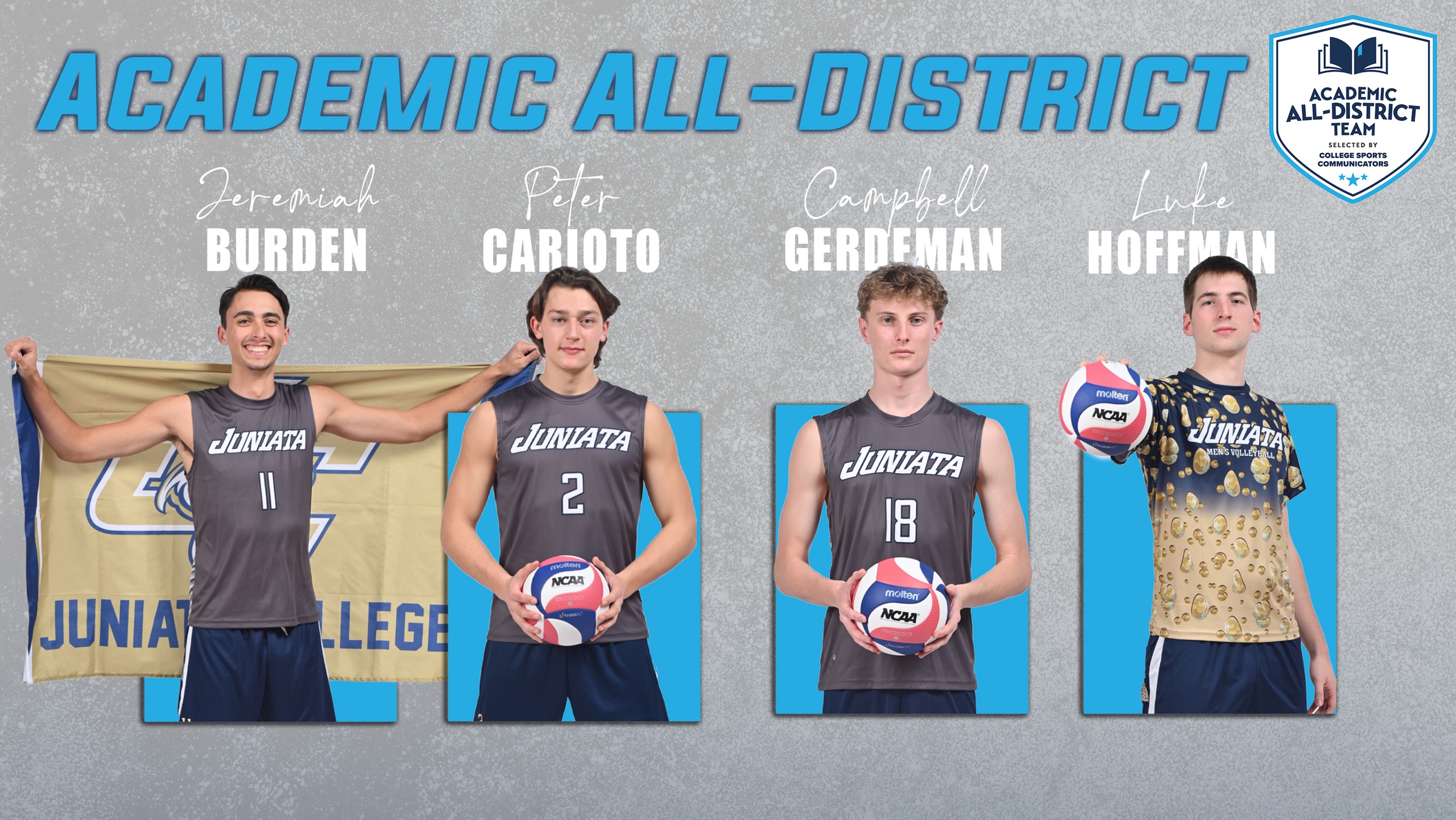 Four Eagles Named to College Sports Communicators Academic All-District® Men’s At-Large Team
