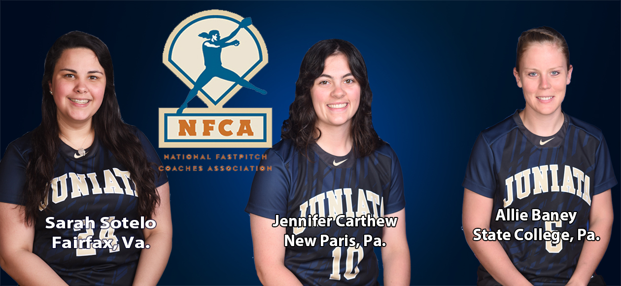 Three Juniata Softball Players Recognized as NFCA All-America Scholar-Athletes