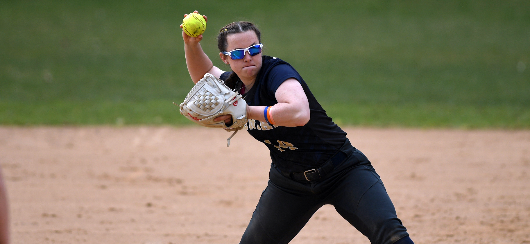 Abby Ebright went 2-4 with a run scored and a RBI in game two against Mt. Aloysius.