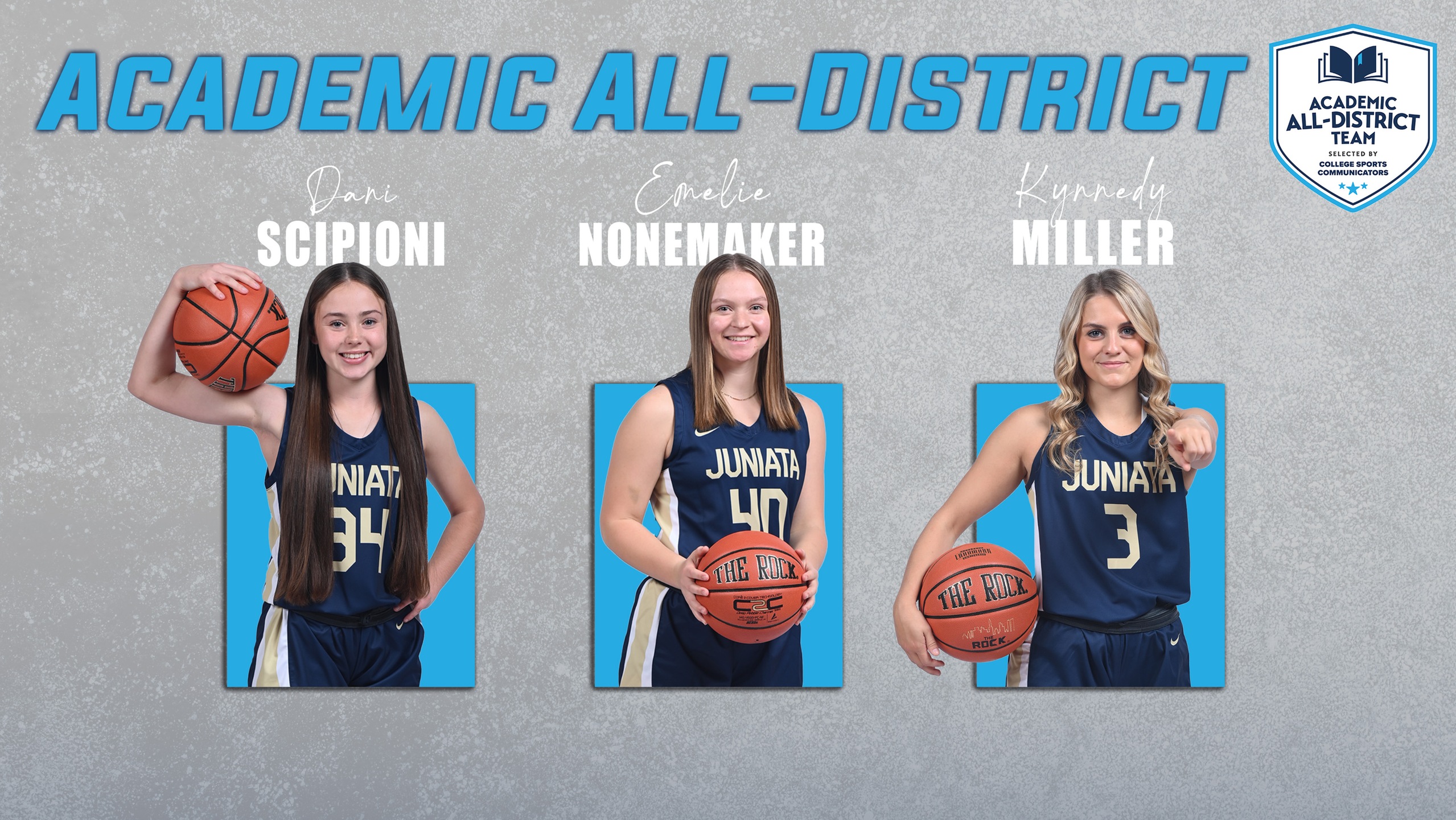 Women's Basketball Places Three on College Sports Communicators (CSC) Academic All-District® Women's Basketball Team
