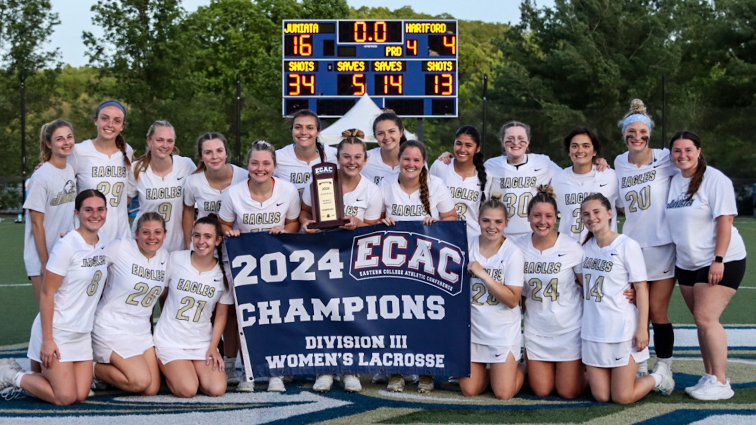 Women's Lacrosse Tops Hartford to Win ECAC Championship