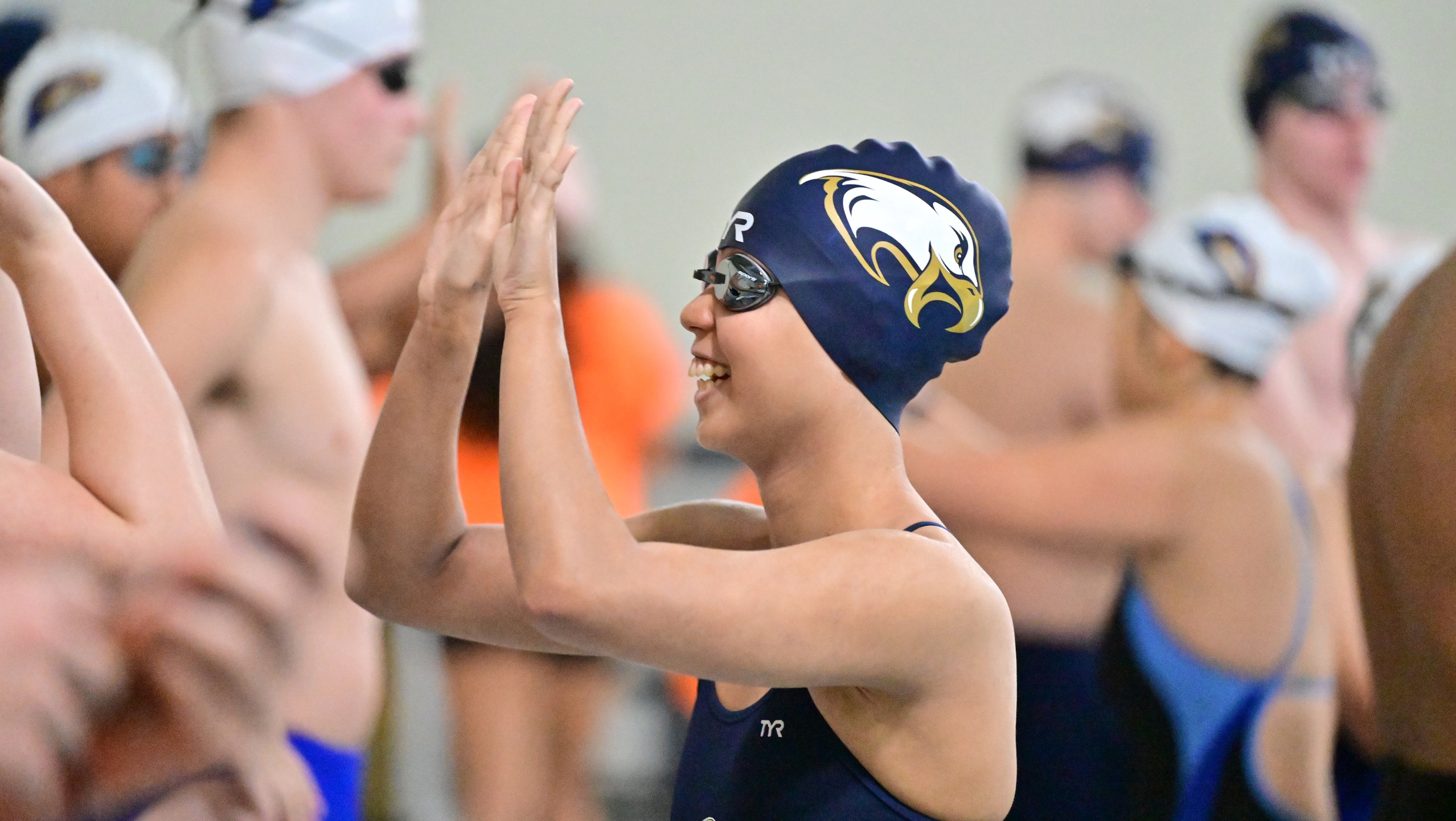 Women's Swimming Open Season with Win over Goucher