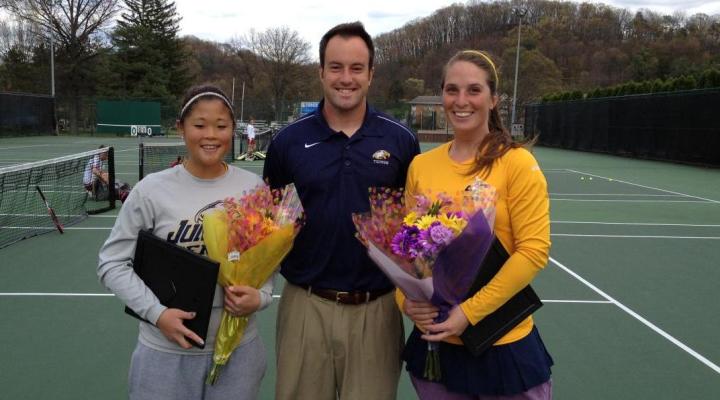 Women’s tennis upended 6-3 by Susquehanna on “senior day”