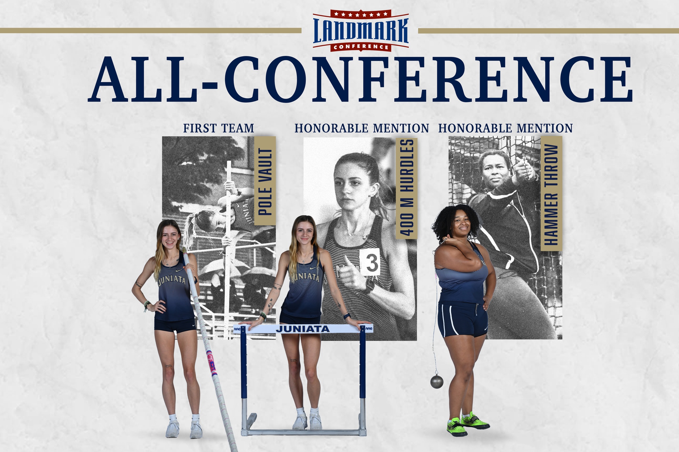 Women's Track and Field Earns Three Landmark All-Conference Selections