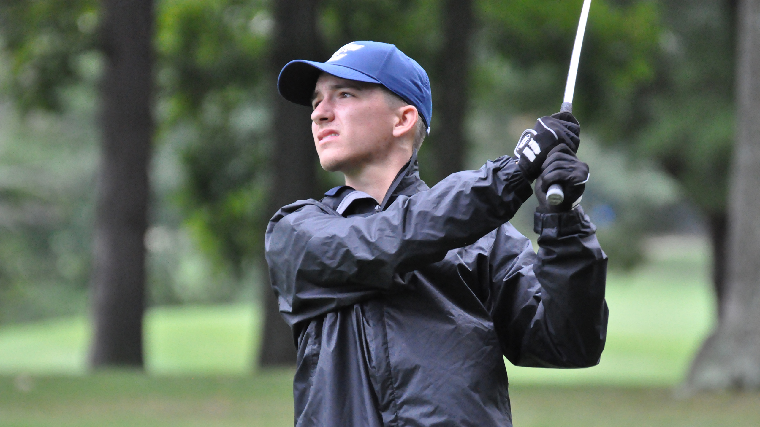 Wible Leads Eagles on Day One of Landmark Conference Championships