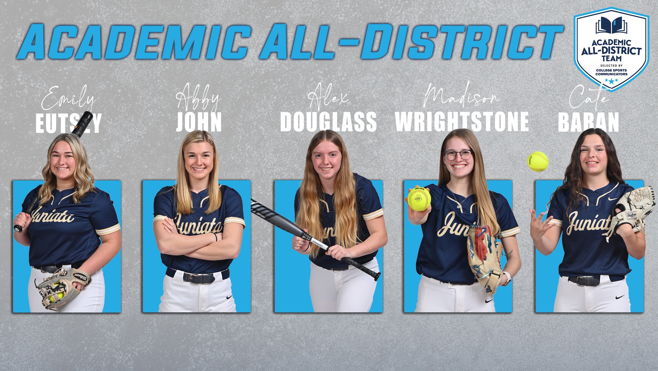 Five Eagles Named to College Sports Communicators Academic All-District® Softball Team