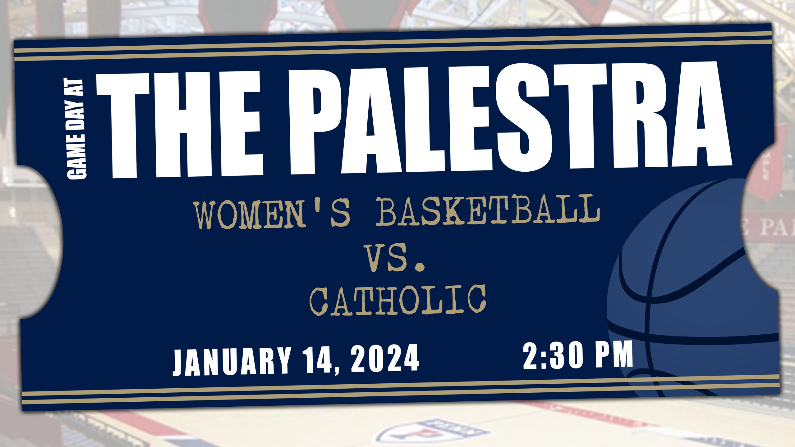 Women's Basketball Slated for Game at Historic Palestra