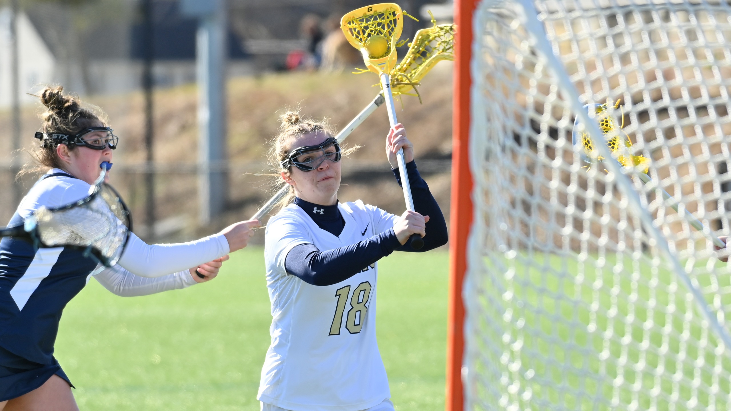 Eagles Upend Presidents as Goodrich Scores 100th Career Point