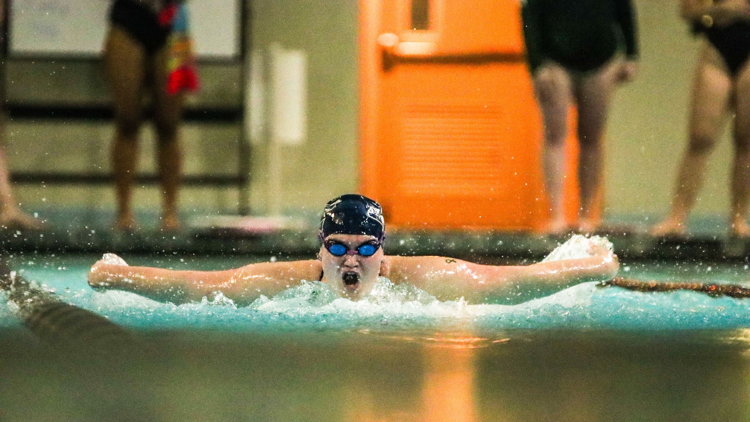 Women's Swimming Maintain Eighth at Day Two of Landmark Champs
