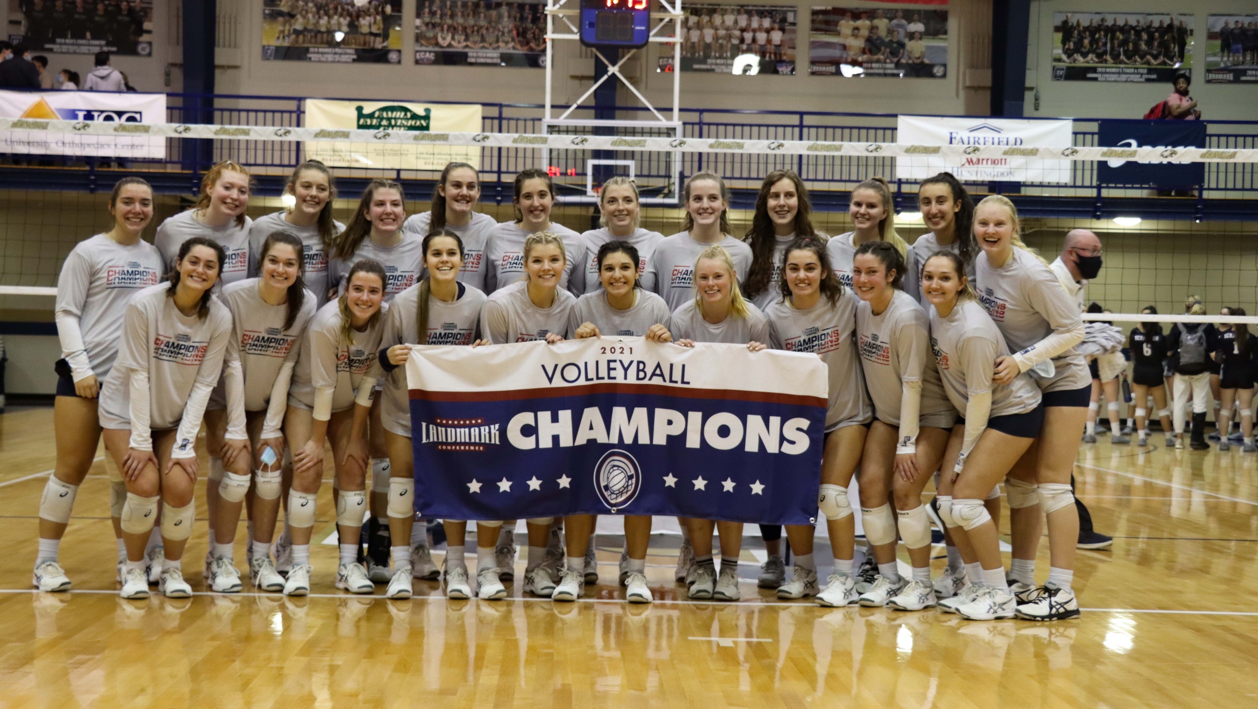 Women's Volleyball captured their 40th straight Conference Championship Saturday Night.