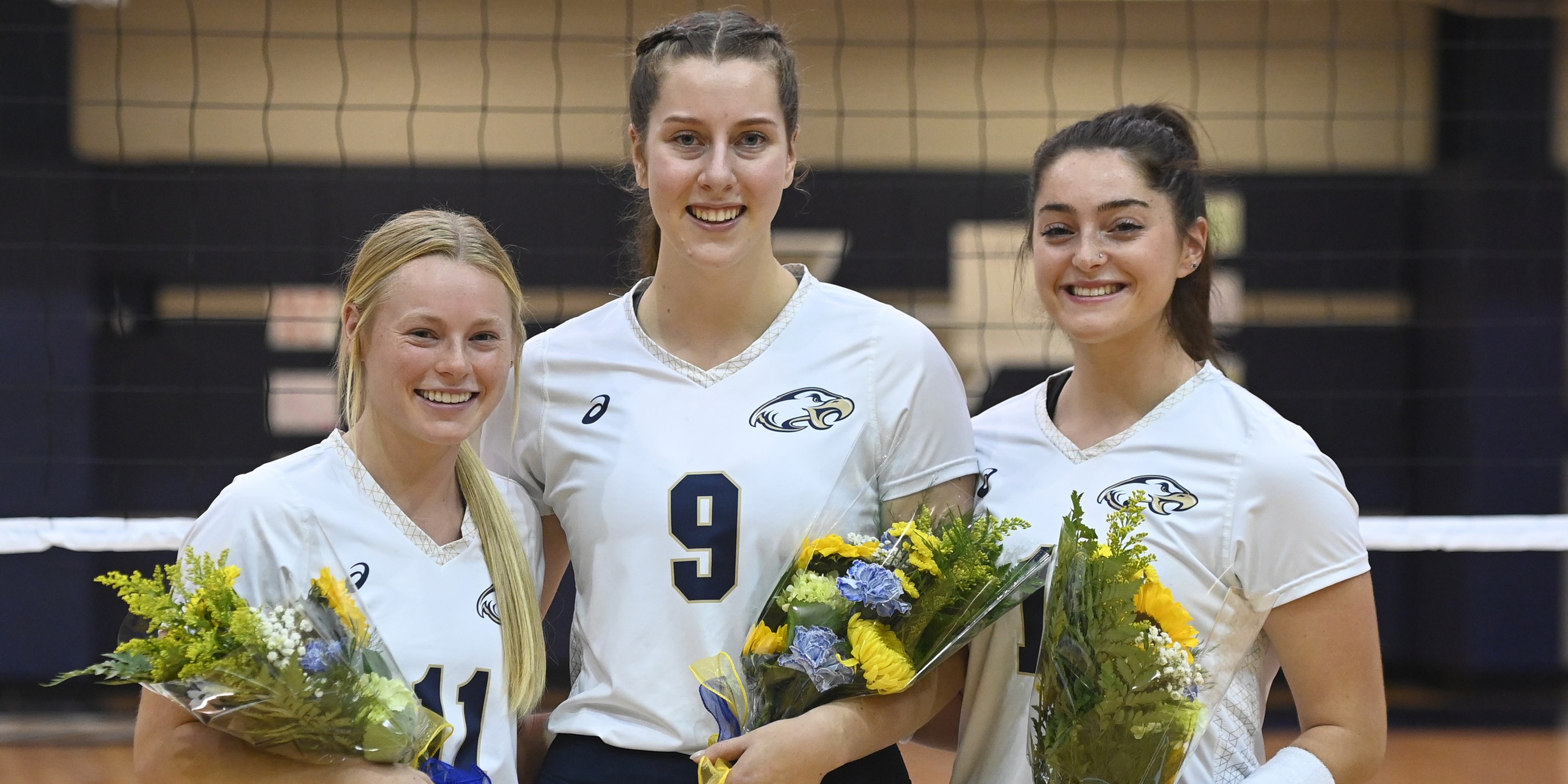 Eagles Soar Past Spartans, Pioneers On Senior Day