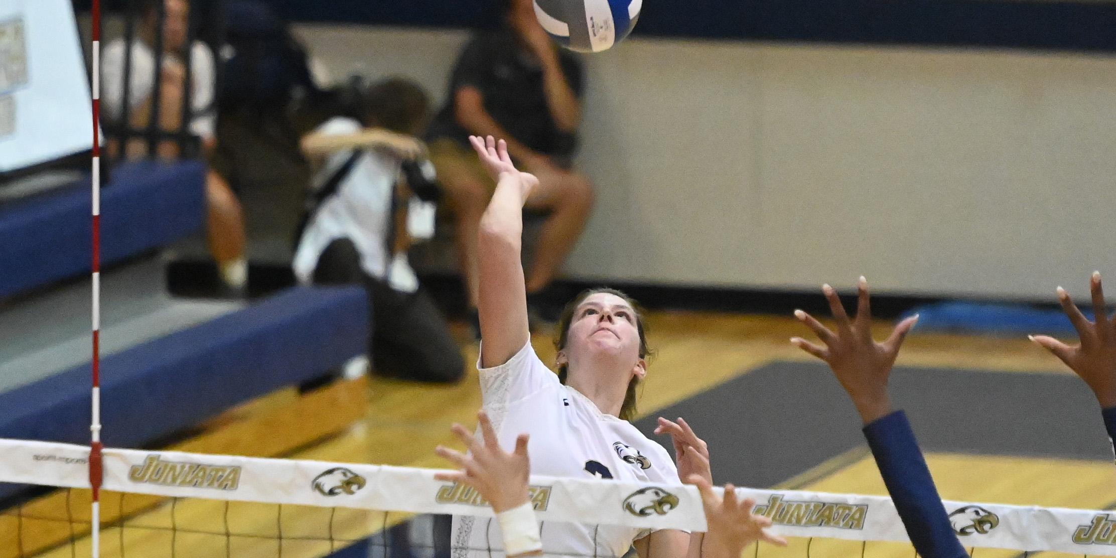 Women's Volleyball Wins 11th Straight, Moves to 4-0 in the Landmark