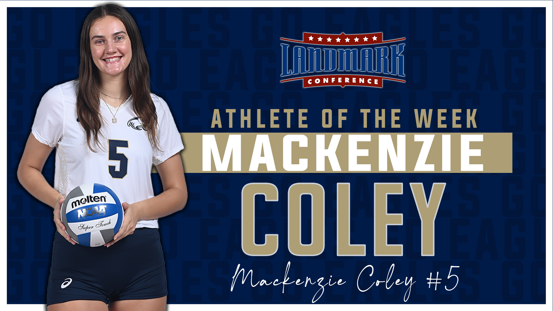 Coley Named Landmark Conference Athlete of the Week for the Second Time